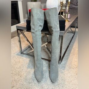 Aldo Gray Over the Knee Boots